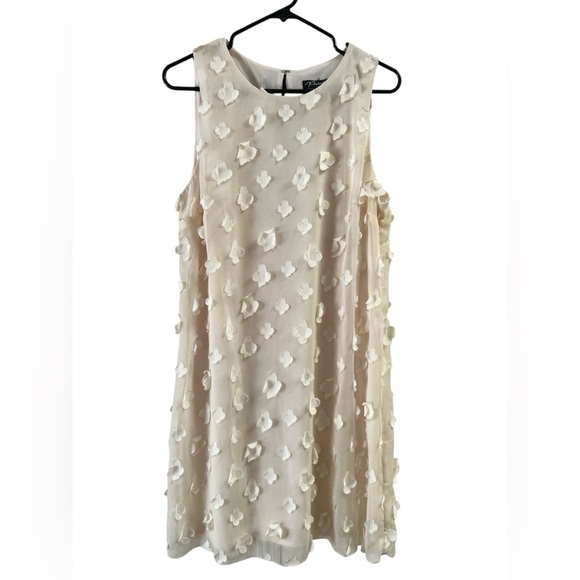 Prelude ivory floral mini dress with bow back detail - Picture 1 of 5